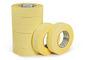 Gelbe Farben-selbsthaftendes Kreppband für Außenwand-Krepp-Papier-Grundmaterial