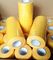 Dunkler gelber kleiner Kern 100mil kräuseln selbsthaftendes Papierkreppband für Farbenindustrie